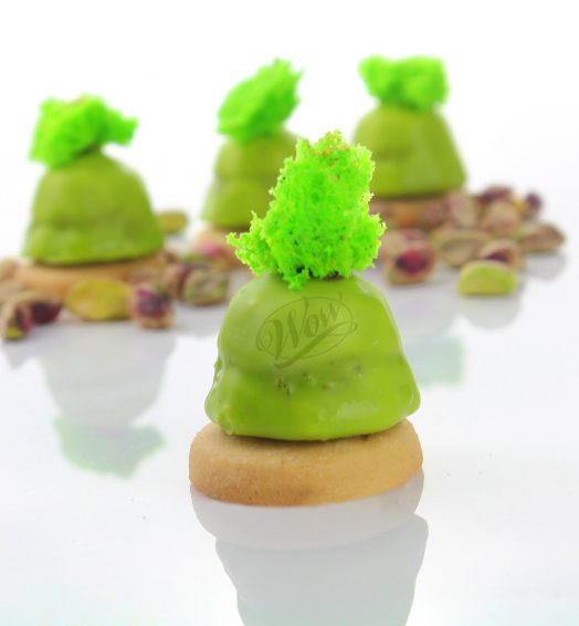 Pistachio PannaCotta Petit Fours