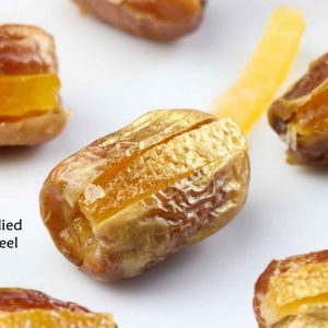 Segai Dates With Candied Orange Peel