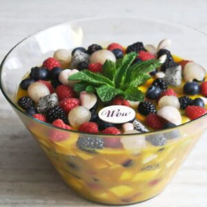 Mango Puree Fruit Salad