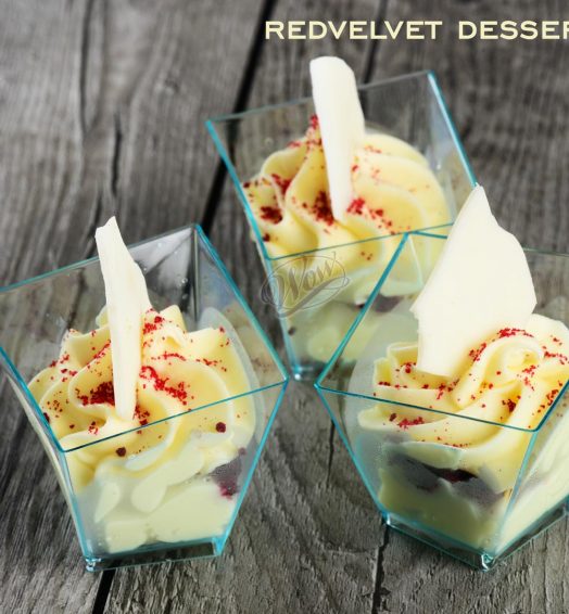 Red Velvet Dessert Glass