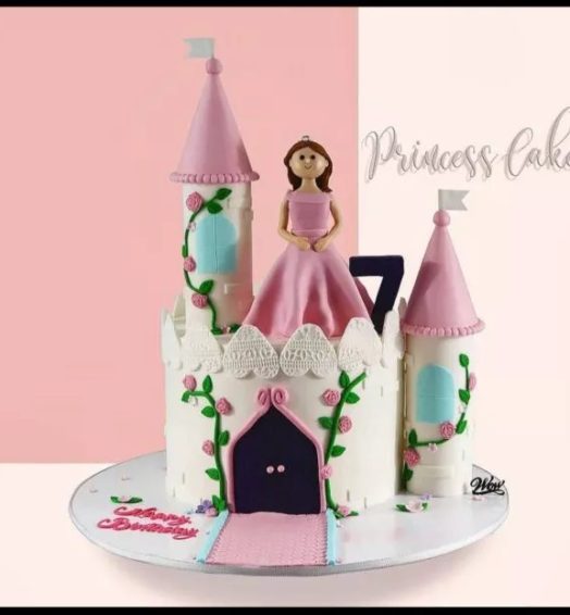 Princess Castle Cake