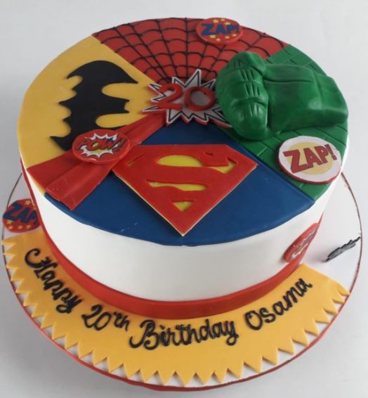 Superhero Cake