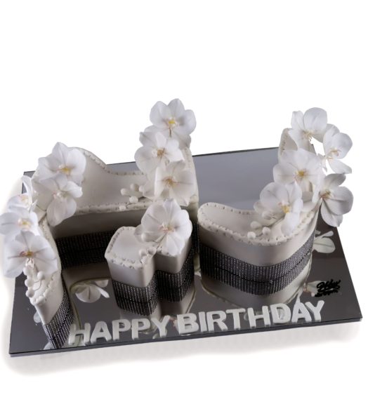 Arabic Name Shape Cake.