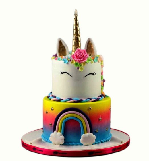 Unicorn Rainbow Cake