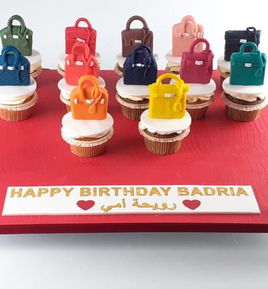 Hermes Bag Theme Cupcakes