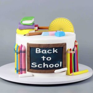 back to school cake