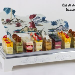 Eid Al Adha Special Assorted Dessert Glasses Tray
