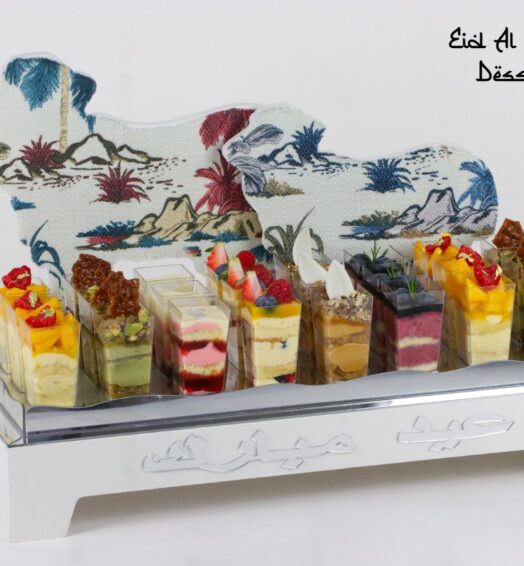 Eid Al Adha Special Assorted Dessert Glasses Tray